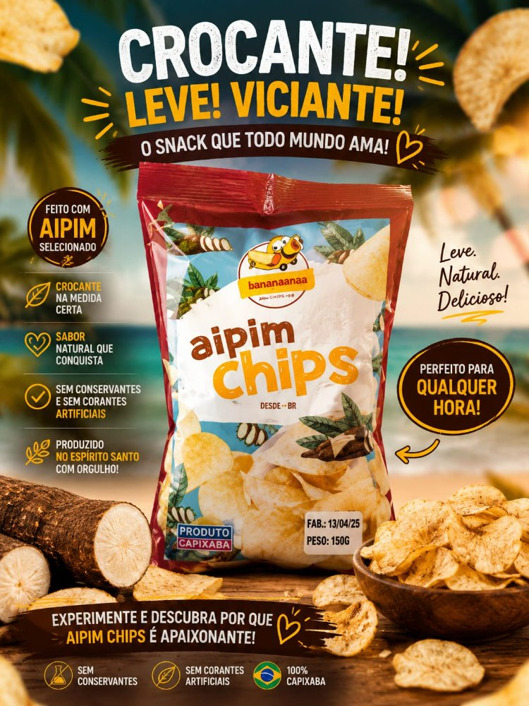 Aipim Chips Parada de Ibiraçu