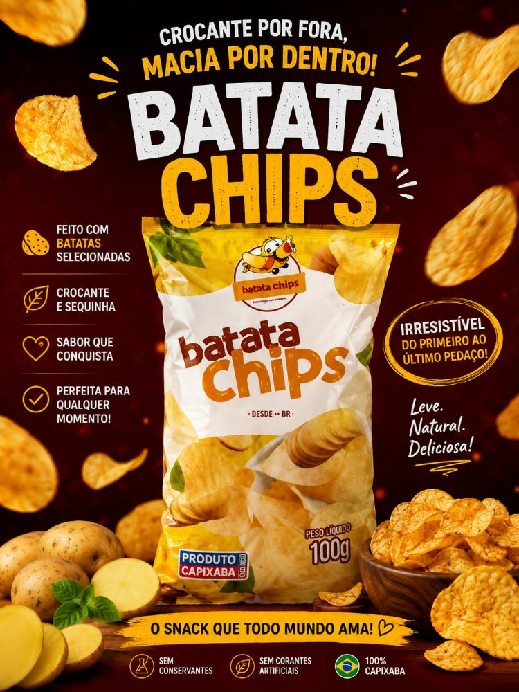 Batata Chips Parada de Ibiraçu